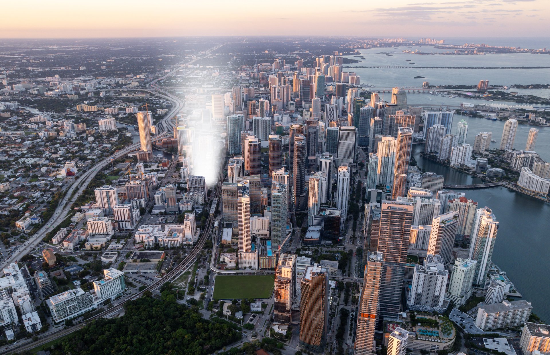 One Twenty Brickell aerial